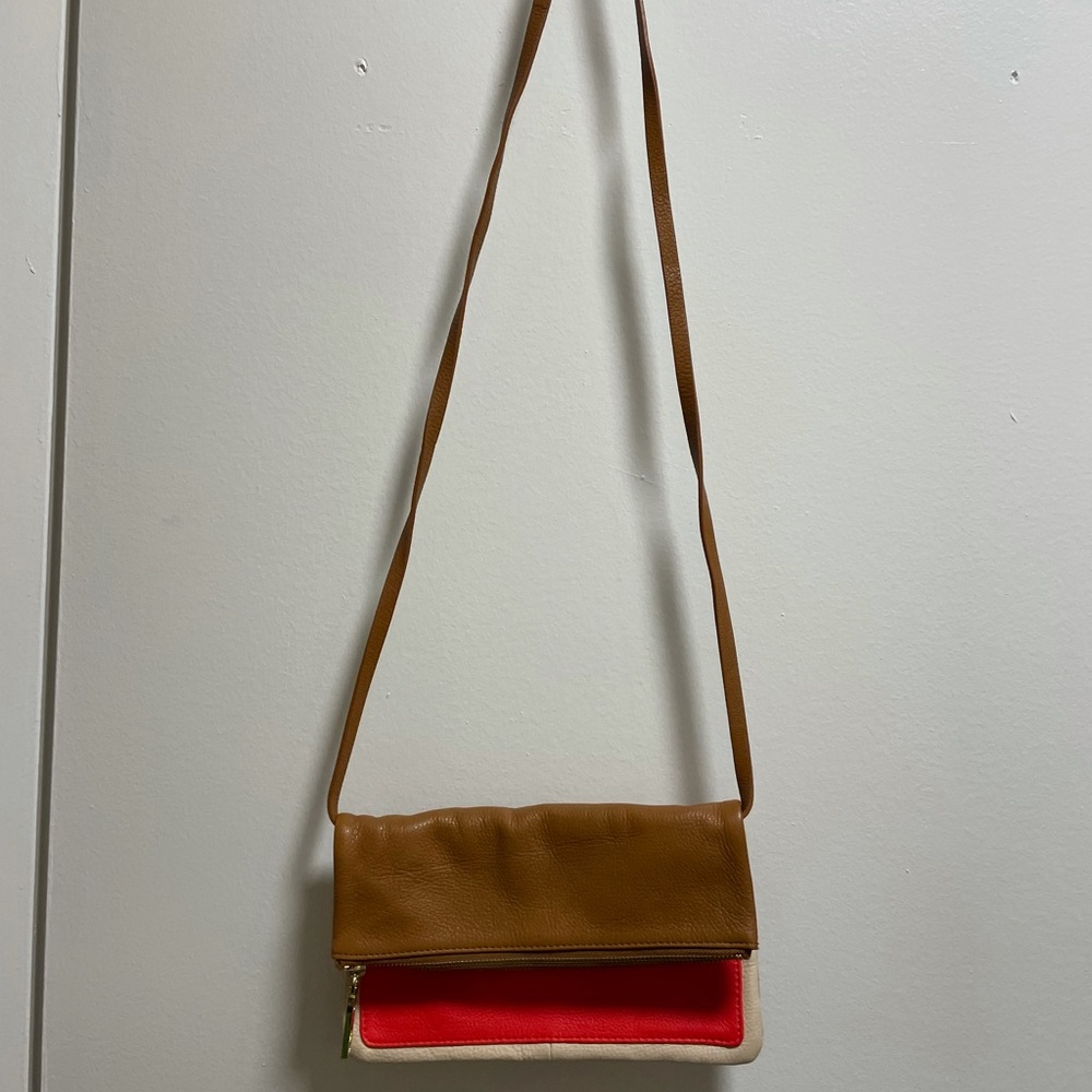 Multicolored crossbody purse